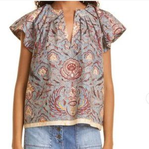 Ulla Johnson Inez Top in Ether